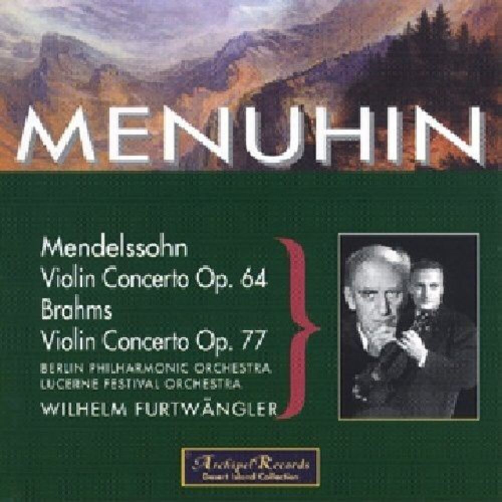 Yehudi Menuhin - VLN Konzert Mendelssohn Dto  CD